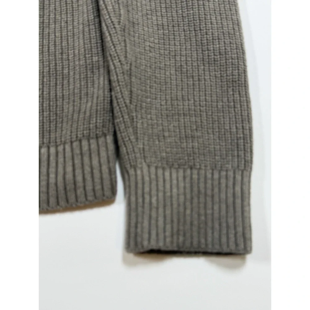 Banana Republic Textured Striped Shawl Collar Cardigan Men's Size Medium Pockets